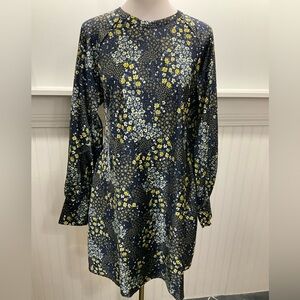 Future Collective x Reese Bluestein Satin Floral Cutout Dress NWT 16